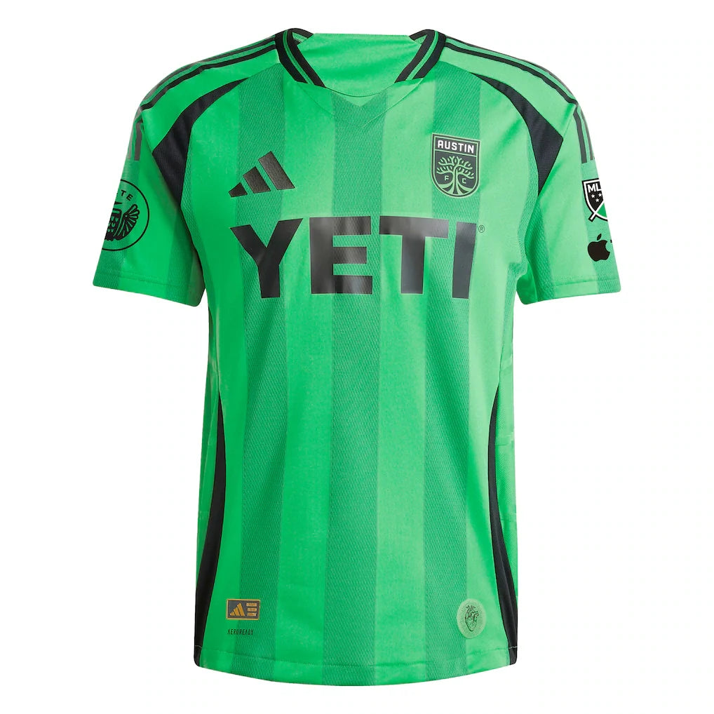 Austin FC adidas 2025 The Heartbeat Kit Authentic Player Jersey - Green