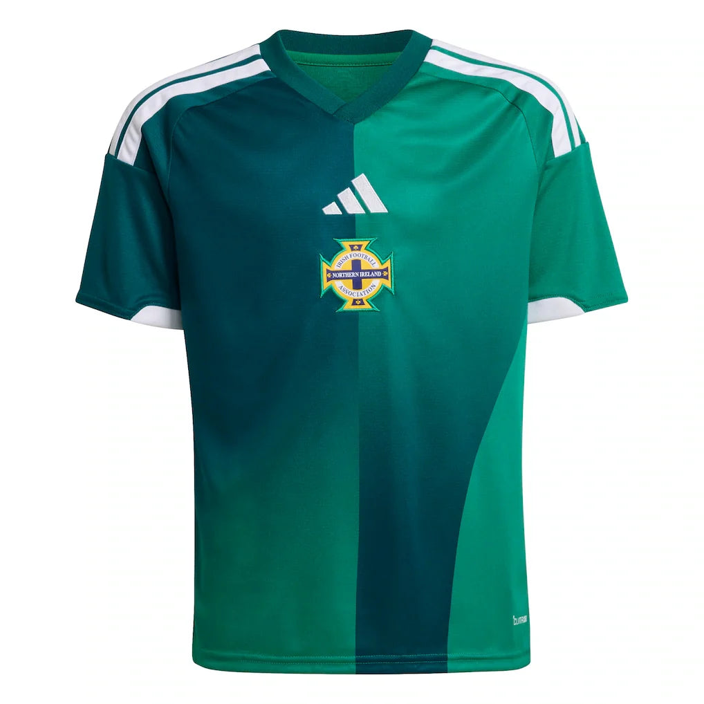 Northern Ireland National Team adidas Youth 2026 Home Replica Jersey - Green