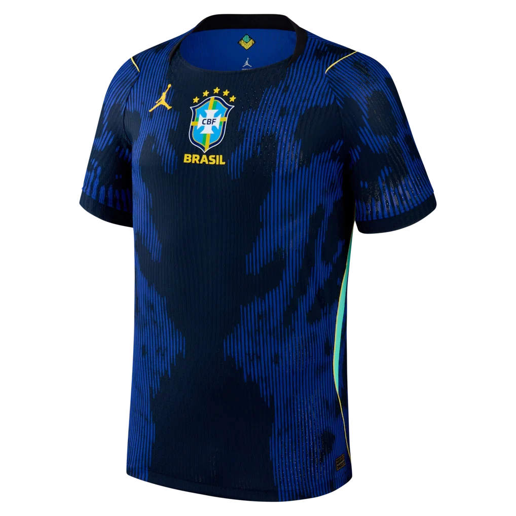 Brazil National Team Jordan Brand 2026 Away Match Authentic Jersey - Blue