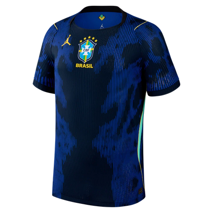 Brazil National Team Jordan Brand 2026 Away Match Authentic Jersey - Blue