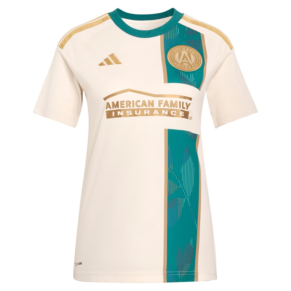 #17 Atlanta United FC adidas Women's 2026 Spirit of '96 Replica Jersey - Tan