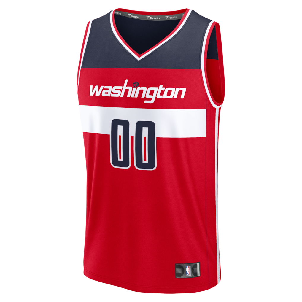 Washington Wizards Fanatics Fastbreak Custom Jersey - Red - Icon Edition