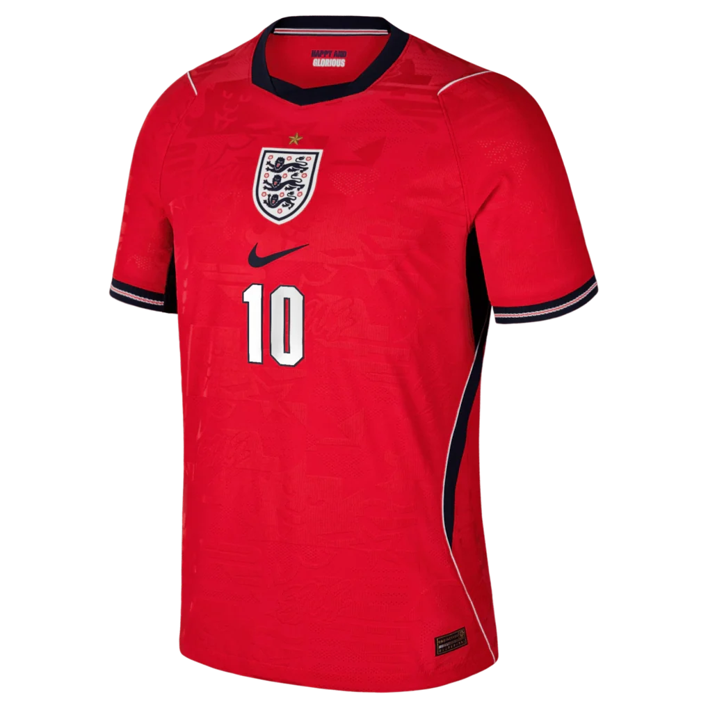 Jude Bellingham England National Team Nike 2026 Away Match Authentic Jersey - Red