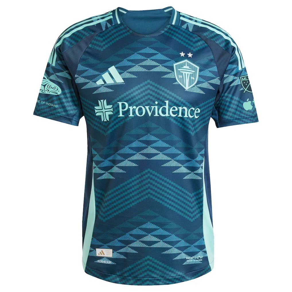 Jordan Morris Seattle Sounders FC adidas 2025 The Salish Sea Kit Authentic Player Jersey - Blue