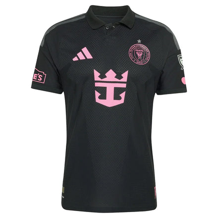 Lionel Messi Inter Miami CF adidas 2026 Presagio On-Field Authentic Patch Jersey - Black