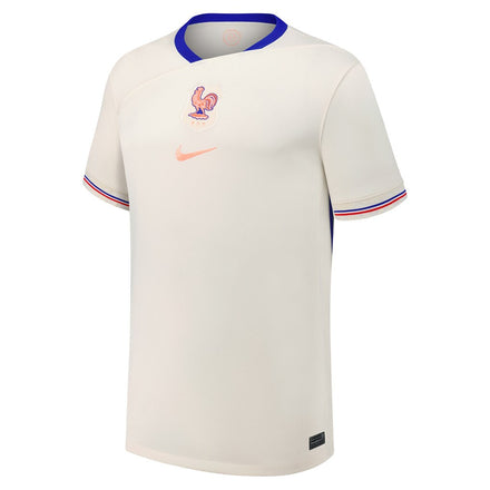 France Women's National Team Nike Youth 2025/26 Away Replica Jersey - Cream