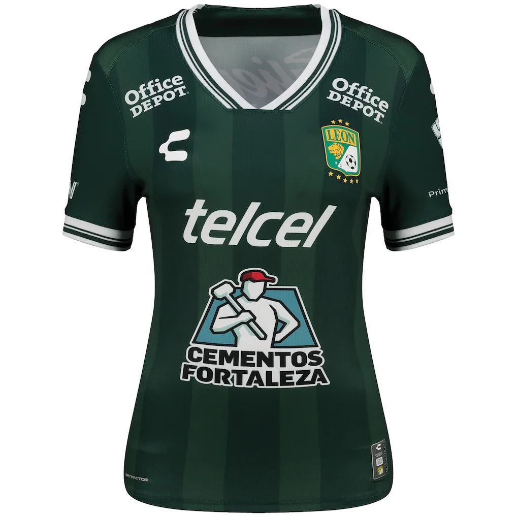 Club Leon Charly Women's 2025/26 Home Authentic Jersey - Green