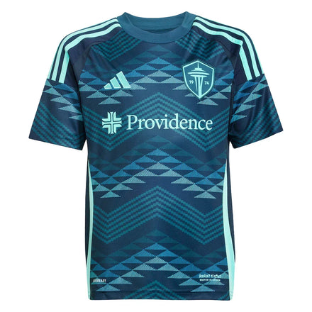 Pedro de la Vega Seattle Sounders FC adidas Youth 2025 The Salish Sea Kit Replica Player Jersey - Blue