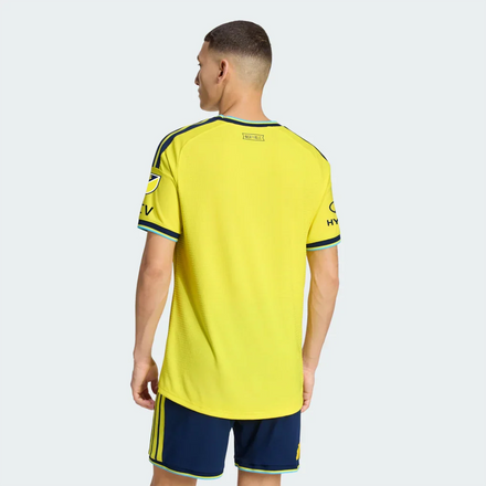 Nashville SC adidas 2026 The Reverb Kit On-Field Authentic Patch Jersey - Yellow