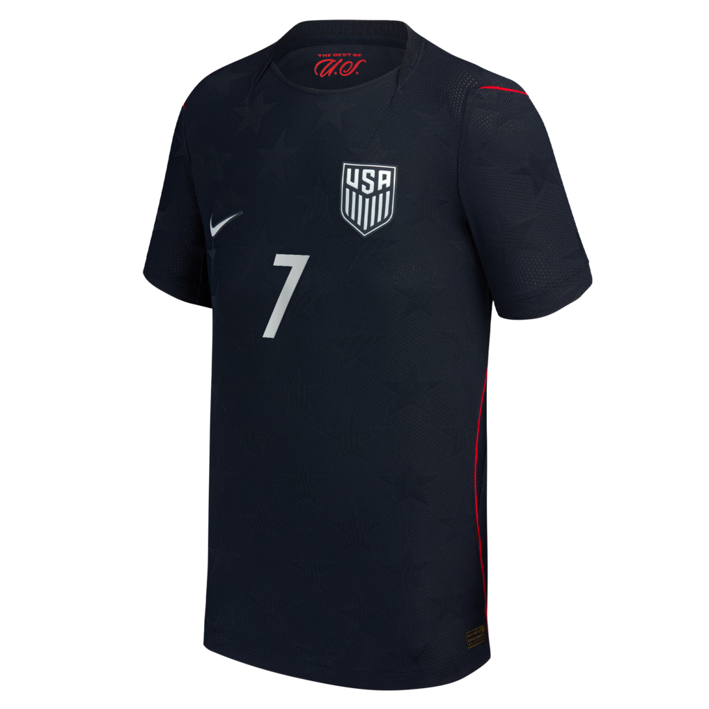 Giovanni Reyna USMNT Nike Youth 2026 Away Match Authentic Jersey - Blue