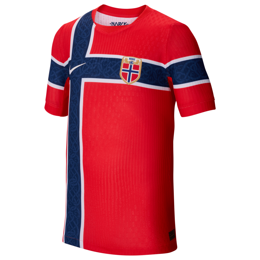 Norway National Team Nike Youth 2026 Home Match Authentic Jersey - Red