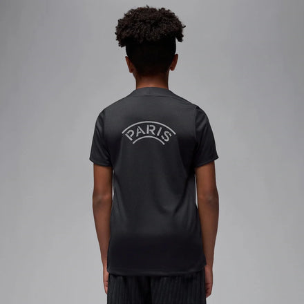 Paris Saint-Germain Jordan Brand Youth 2025/26 Strike Fourth Training Top - Black