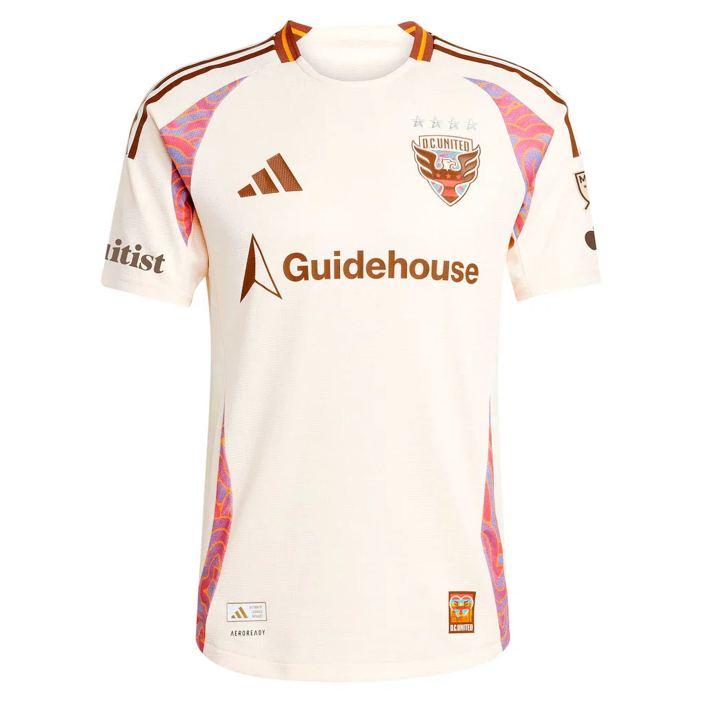 Lucas Bartlett D.C. United adidas 2025 The Soul Kit On-Field Authentic Jersey - Natural