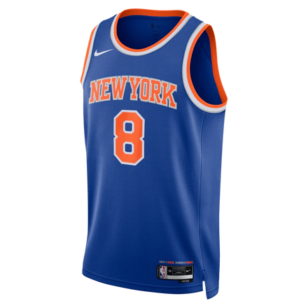 OG Anunoby New York Knicks Nike Unisex 2026 NBA Finals Patch Swingman Jersey - Icon Edition - Blue
