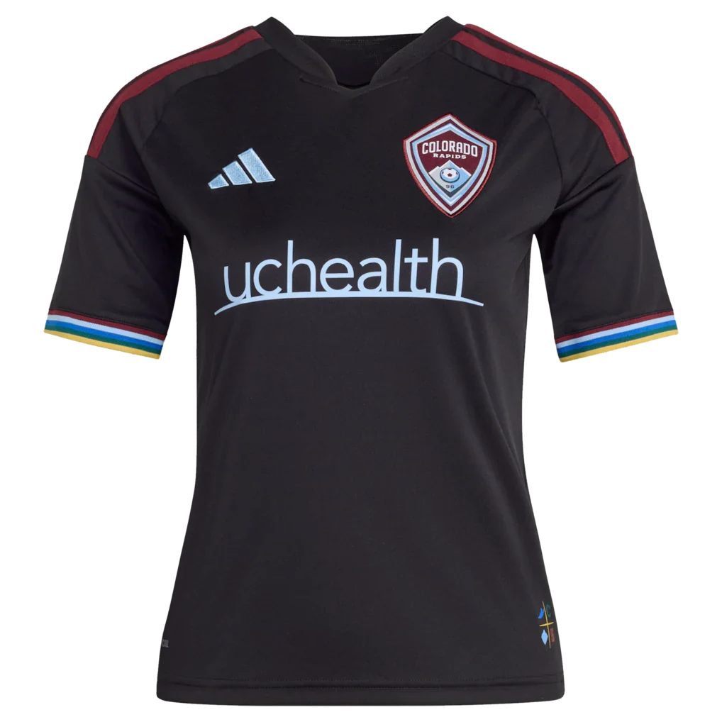 Colorado Rapids adidas Youth 2026 Colorful Colorado Replica Jersey - Black