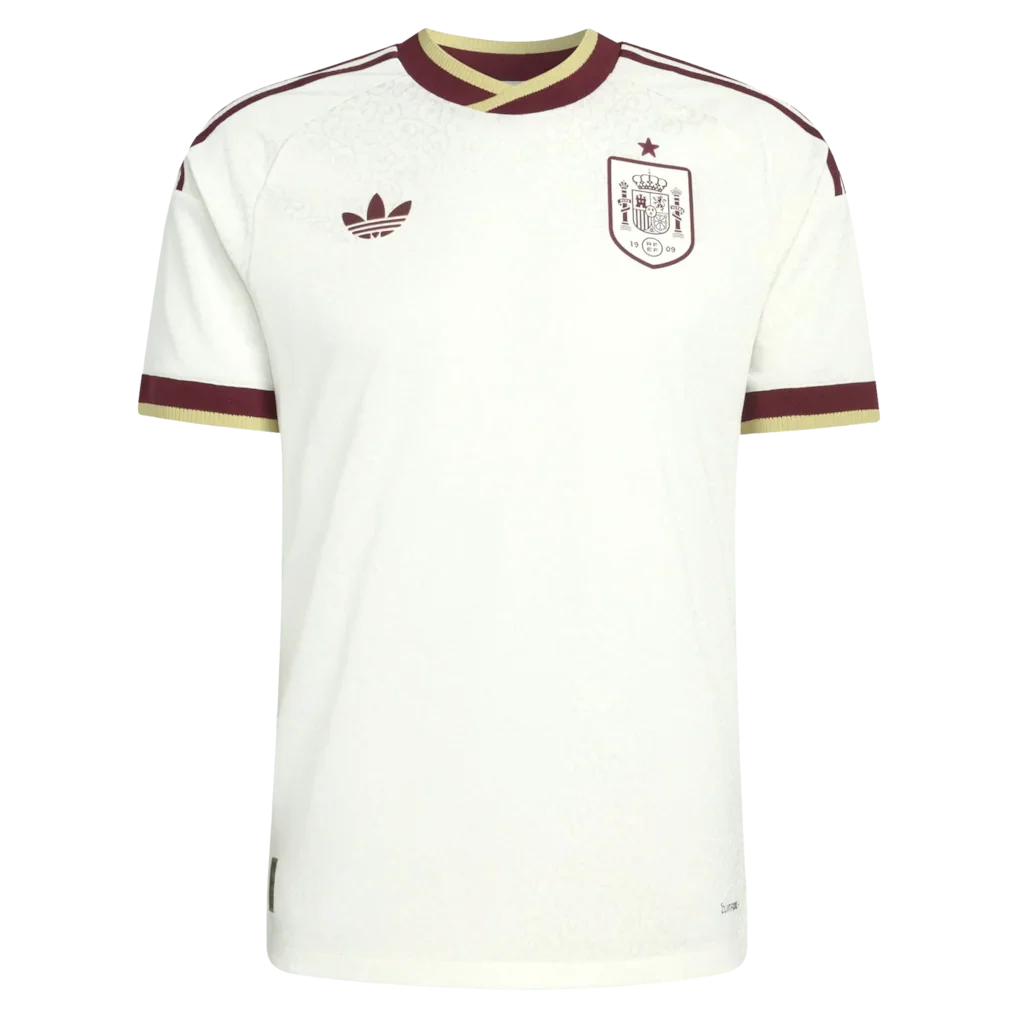Spain National Team adidas 2026 Away On-Field Authentic Jersey - White