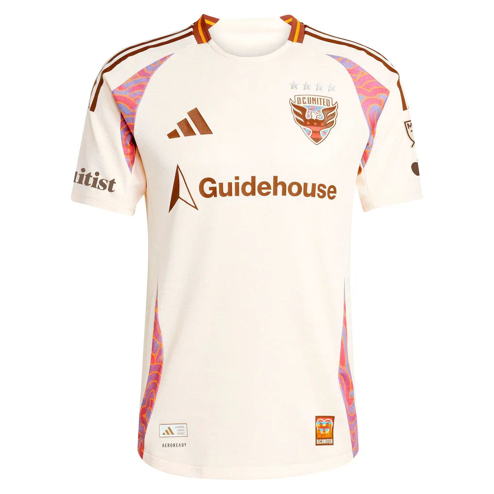 Louis Munteanu D.C. United adidas 2025 The Soul Kit On-Field Authentic Jersey - Natural