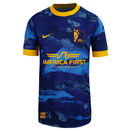 Utah Royals Nike Youth 2025 Great Salt Lake Kit Stadium Replica Jersey - Navy
