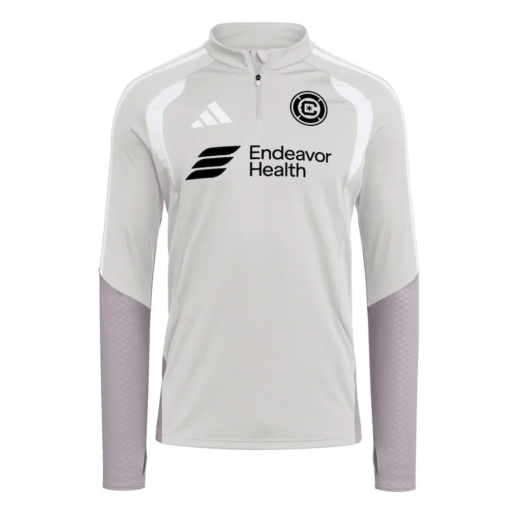 Chicago Fire adidas 2026 Tiro Competition Quarter-Zip Training Top - Silver