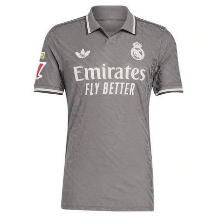 Vini Jr. Real Madrid adidas Originals 2024/25 Third Authentic Player Jersey - Charcoal