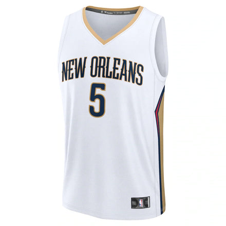 Dejounte Murray New Orleans Pelicans Fanatics Fast Break Replica Player Jersey - Association Edition - White