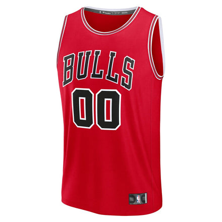Chicago Bulls Fanatics Fast Break Custom Jersey - Icon Edition - Red