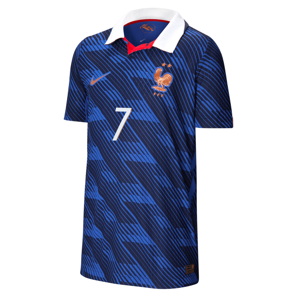 Ousmane Dembélé France National Team Nike Youth 2026 Home Match Authentic Jersey - Blue