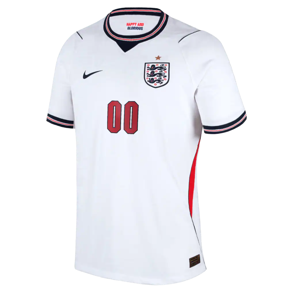 England National Team Nike 2026 Home Match Authentic Custom Jersey - White