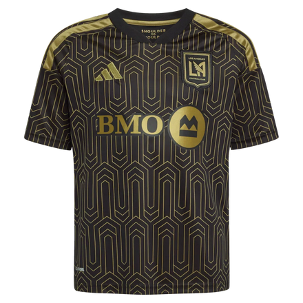 LAFC adidas Youth  2026 Primary Kit Replica Jersey - Black