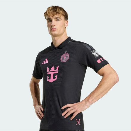 Inter Miami CF adidas 2026 Presagio On-Field Authentic Patch Jersey - Black