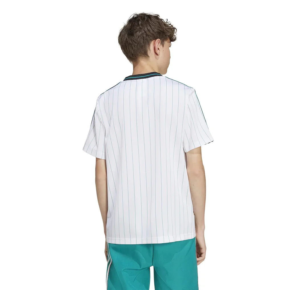 Liverpool adidas Youth Terrace Icons Fashion Jersey - White