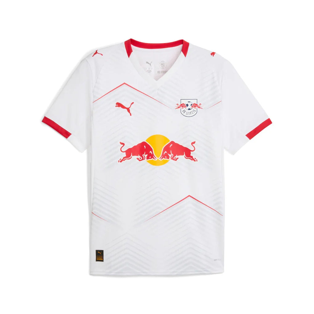 RB Leipzig Puma 2025/26 Home Replica Jersey - White