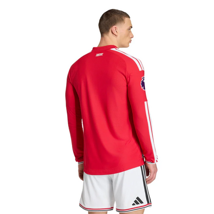 Manchester United adidas 2026/27 Home Authentic Long Sleeve Jersey - Red