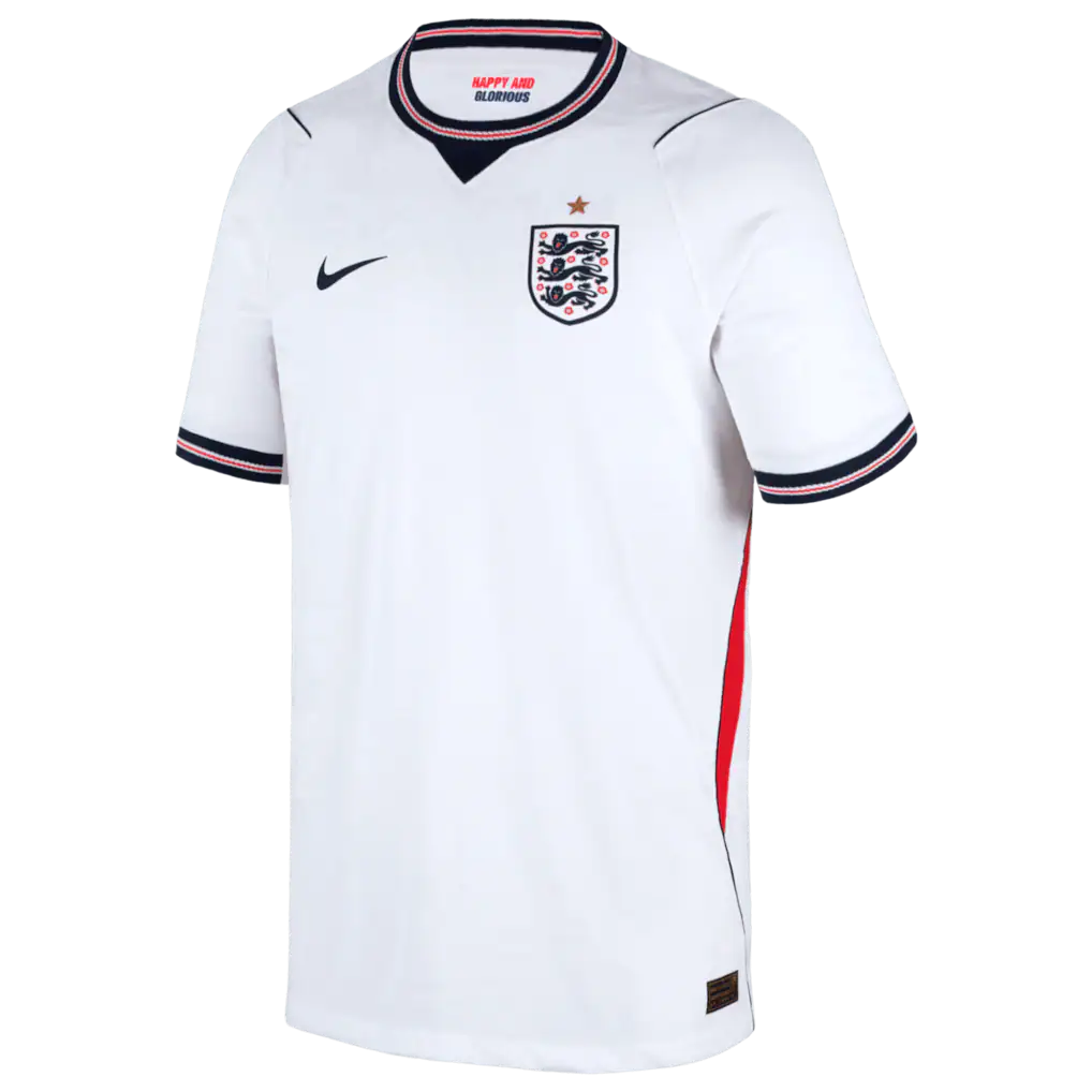 England National Team Nike Youth 2026 Home Match Authentic Jersey - White