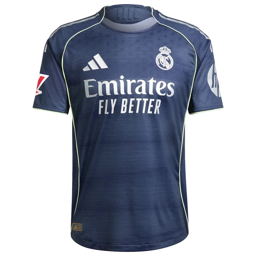 Vini Jr. Real Madrid adidas 2025/26 Away Authentic Player Jersey - Blue