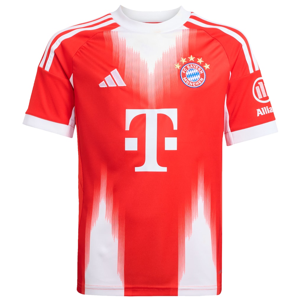 Bayern Munich adidas Youth 2025/26 Home Replica Custom Jersey - Red