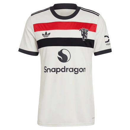 Alejandro Garnacho Manchester United adidas Originals  2024/25 Third Replica Jersey - Cream
