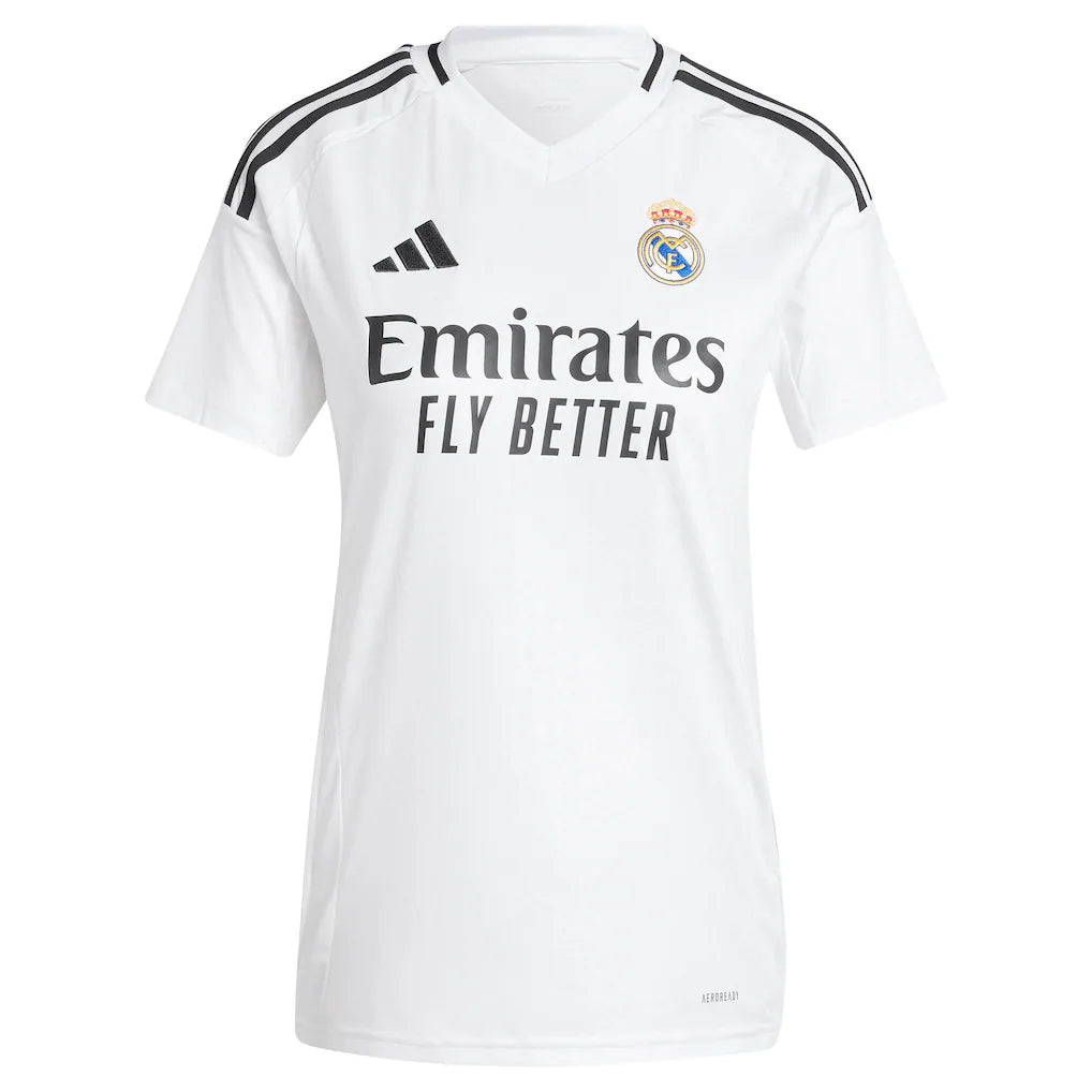 Real Madrid adidas Women's 2024/25 Home Replica Jersey - White