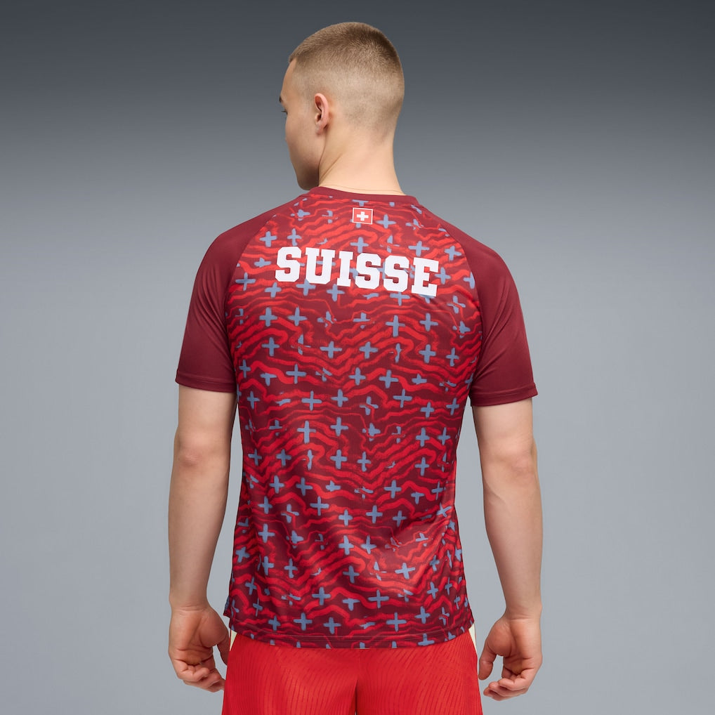Switzerland National Team Puma 2026 Pre-Match Top - Red