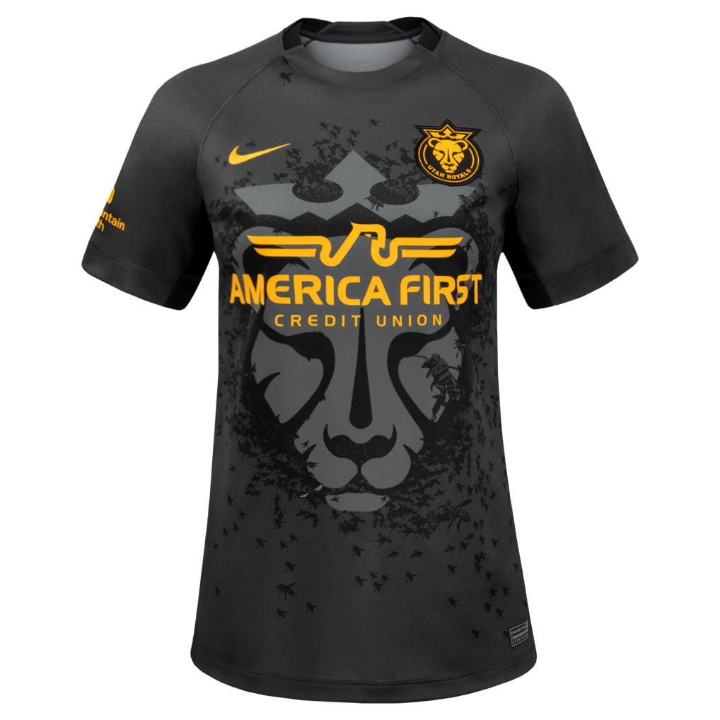 Utah Royals Nike Women's 2026 Third Stadium Replica Jersey - Charcoal