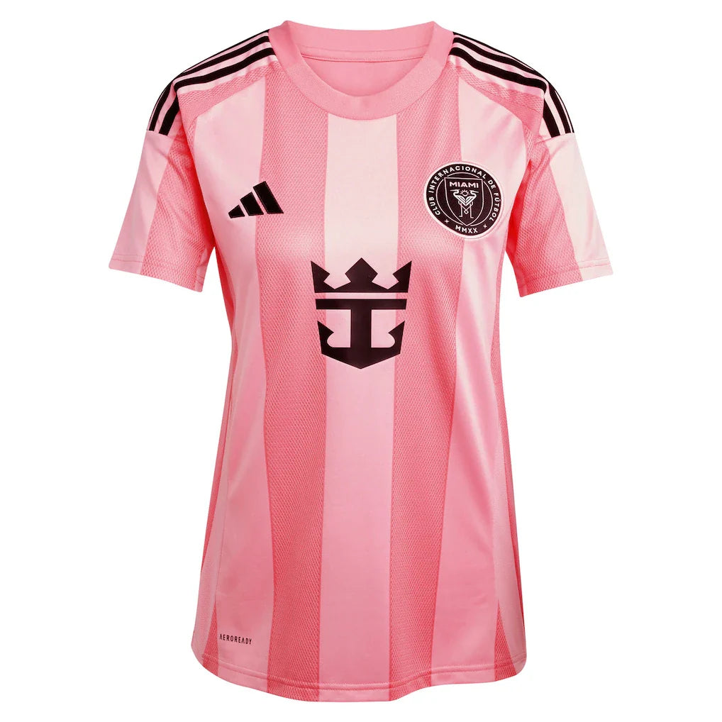 Luis Suárez Inter Miami CF adidas Women's 2025 Euforia Replica Player Jersey - Light Pink