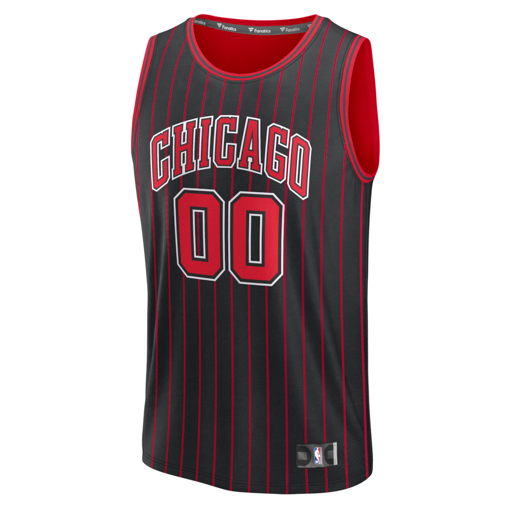 Chicago Bulls Fanatics Fast Break Custom Jersey - Icon Edition - Black