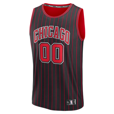Chicago Bulls Fanatics Fast Break Custom Jersey - Icon Edition - Black