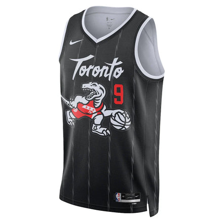 RJ Barrett Toronto Raptors Nike Unisex 2025/26 Swingman Jersey - Black - City Edition