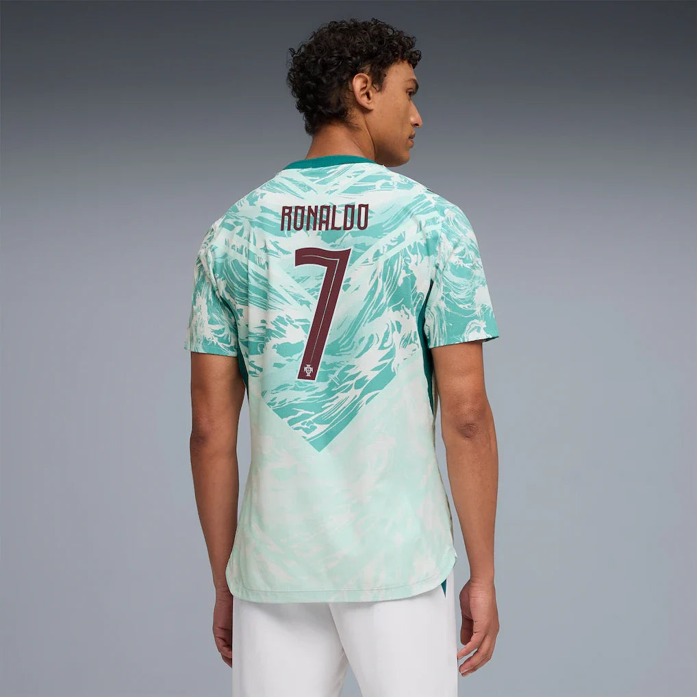 Cristiano Ronaldo Portugal National Team Puma 2026 Away On-Field Authentic Jersey - White