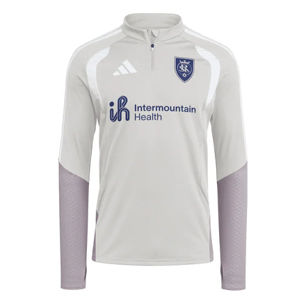 Real Salt Lake adidas 2026 Tiro Competition Quarter-Zip Training Top - Silver