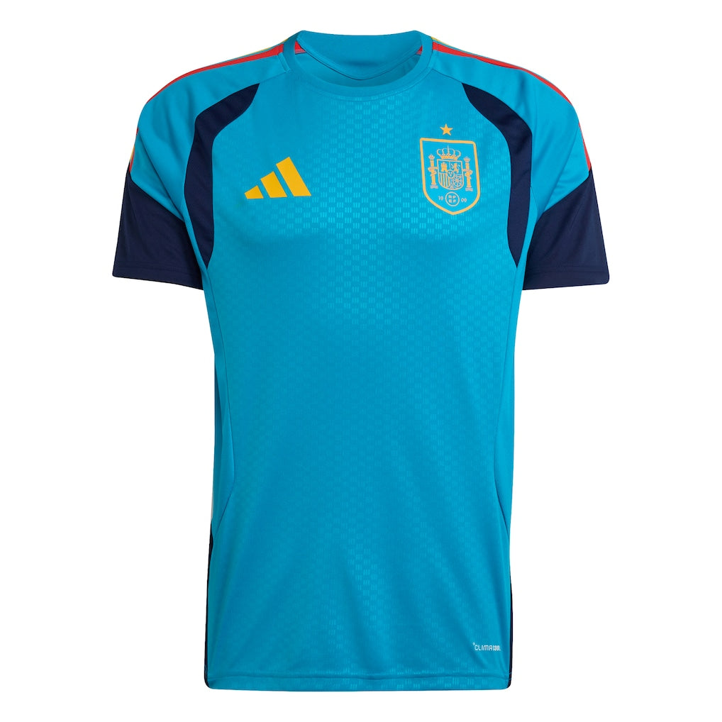 Spain National Team adidas 2026 Home Tiro Training Jersey - Turquoise