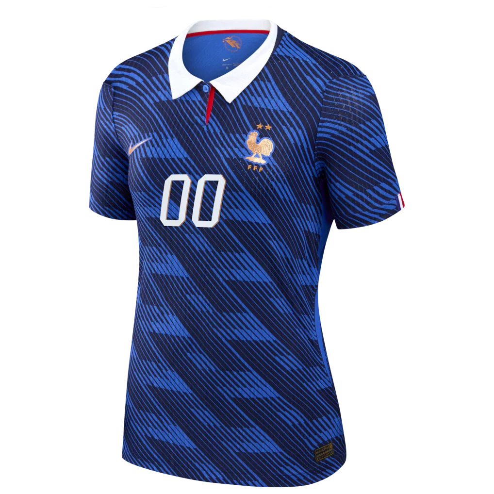 France National Team Nike Women's 2026 Home Match Authentic Custom Jersey - Blue
