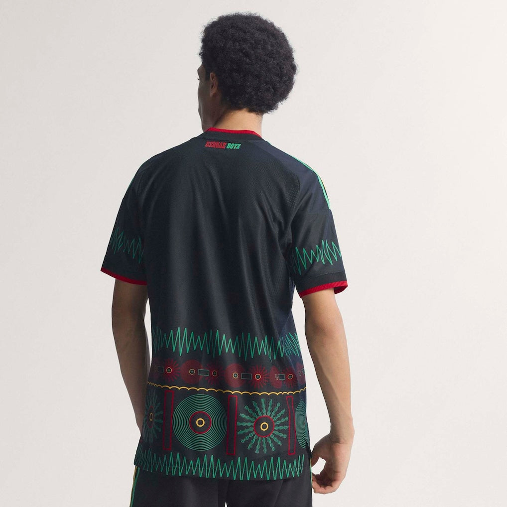 Jamaica National Team adidas 2026 Away On-Field Authentic Jersey - Black
