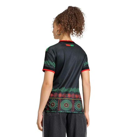 Jamaica National Team adidas Women's 2026 Away Replica Jersey - Black